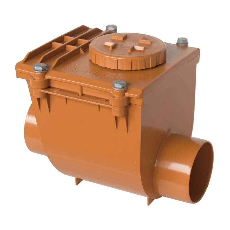 First Plast nrc100 a Backflow Valve PVC to Gluing, Red, Diameter 100 mm
