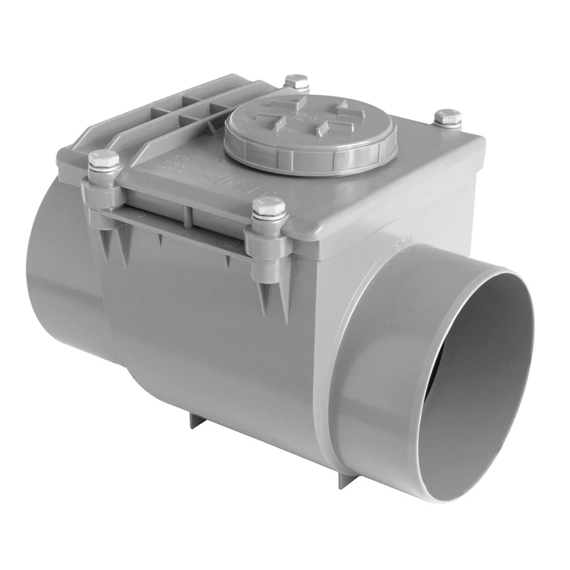 First Plast PVC nrc160g Valve to Gluing, Grey, Diameter 160 mm