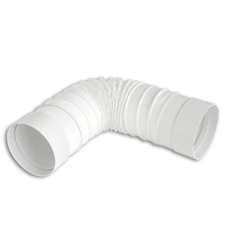 La Ventilazione CGF125B CGF125B-Y Flexible Ducted Ventilation Coupling, White, ø 125 mm