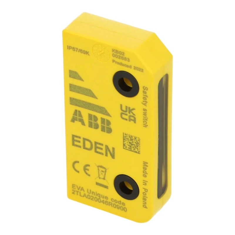 ABB Eva Unique Code, Eva Actuator with Unique Code, IP69K, Yellow, 4pcs (ABB2TLA020046R0900)