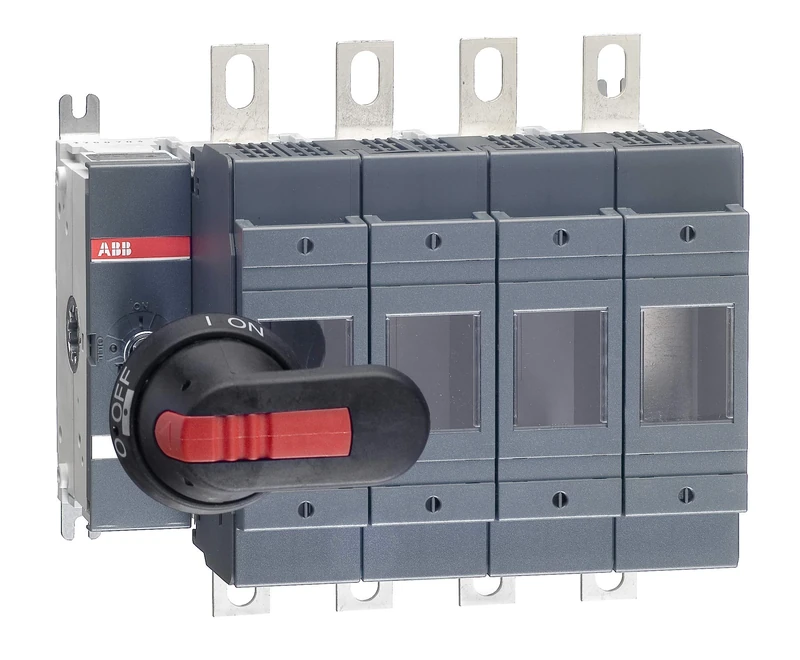 ABB OS200B04N2P Switch Fuse, Front Operated, 4 Pole, British Standard, B1-B2, Handle and Shaft included (ABBOS200B04N2P)