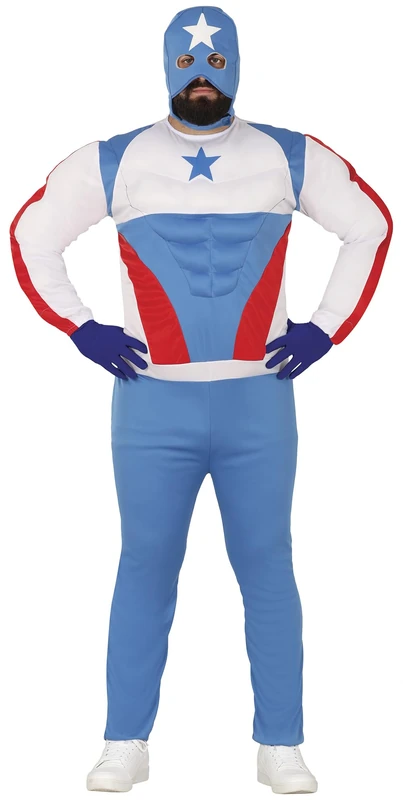 FIESTAS GUIRCA Captain Superstar costume for men