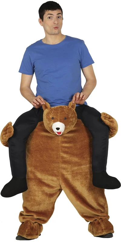 Guirca Men’s Carry Me Bear Adult Fancy-Dress Costume - Size M-L (52-54) - 88286.0