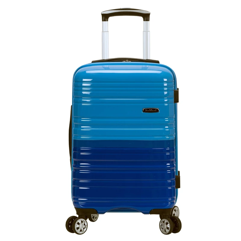 Rockland Melbourne 20" Expandable Polycarbonate Carry On, 2Toneblue
