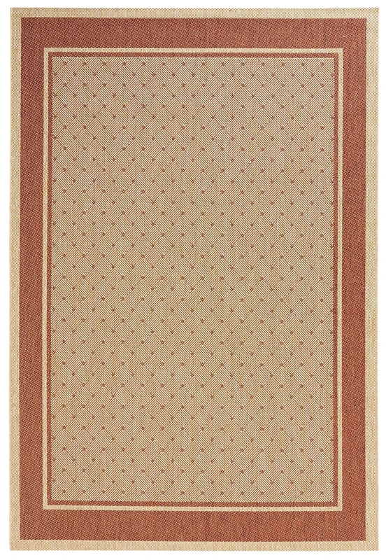 Hanse Home Classy Living Room Rug, Flat Weave, Robust Modern Design, Bedroom Rug for Dining Room, Living Room, Children's Room, Hallway, Bedroom, Kitchen - Red Brown, 160 x 230 cm