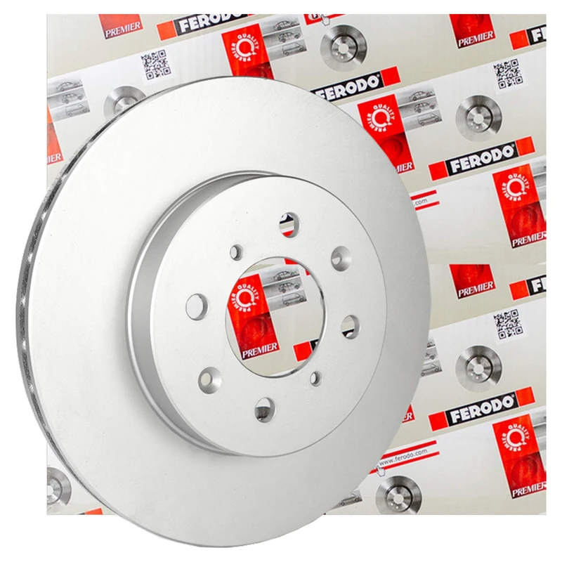 FERODO Brake Disc | DDF1510C | OE-Matching Quality | Smooth & Quiet Braking | Pack of 2