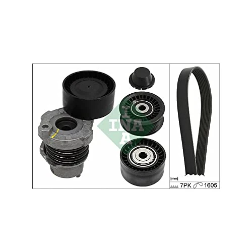 INA 529 0194 10 V-Ribbed Belt Set 1605 mm 7 Ribs