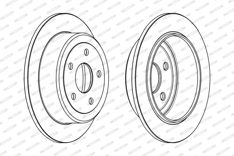 Ferodo ddf1958 C Rotor Brake Disc