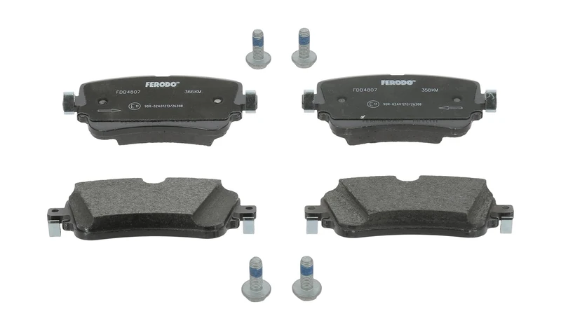FERODO Brake Pads | FDB4807 | Rear | for AUDI A4 B9 2015- | OE-Matching Quality | Eco-Friction Fuse+ Technology
