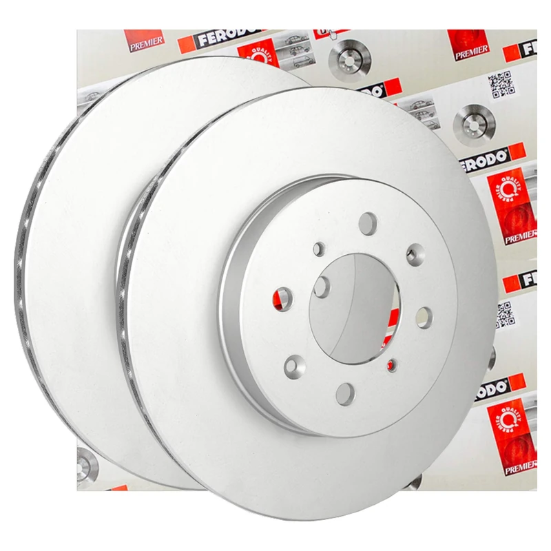 FERODO Brake Disc | DDF2400C-1 | OE-Matching Quality | Smooth & Quiet Braking | Pack of 1