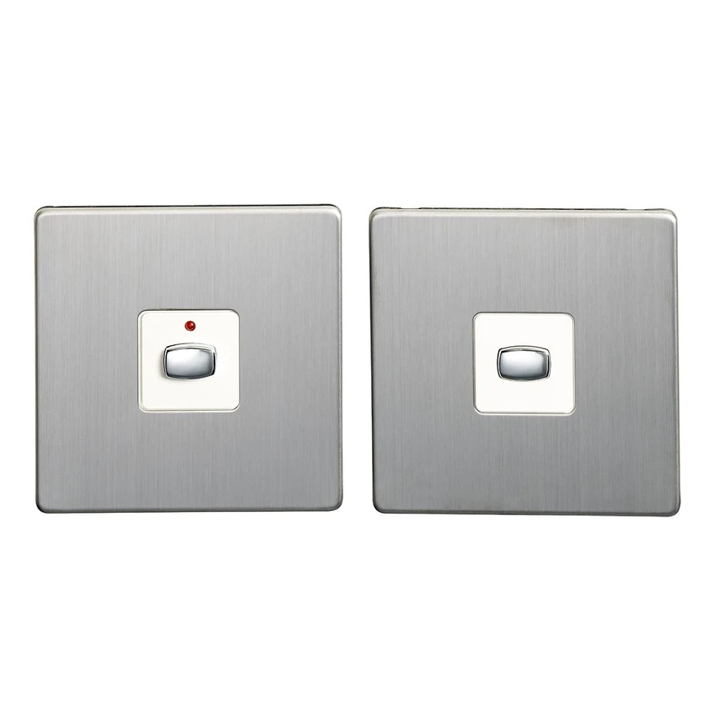 Energenie MIHO046" Alexa Compatible MiHome 2-Way Light Switch, 250 W, 240 V, Steel