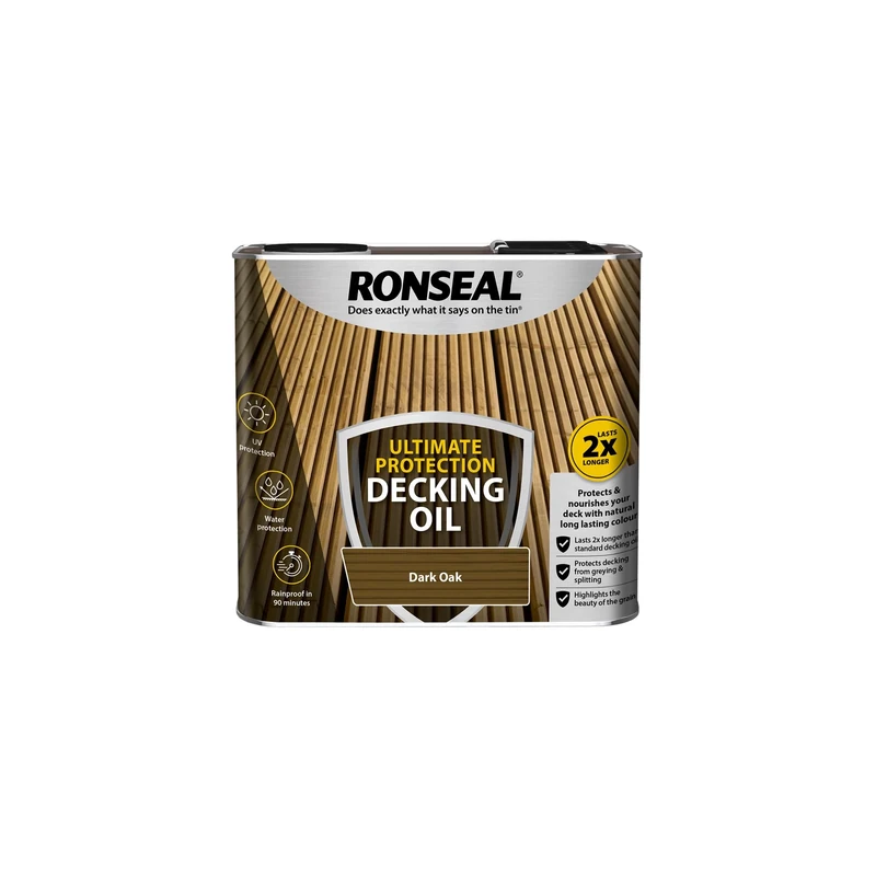 Ronseal Ultimate Protection Decking Oil Dark Oak 2.5L