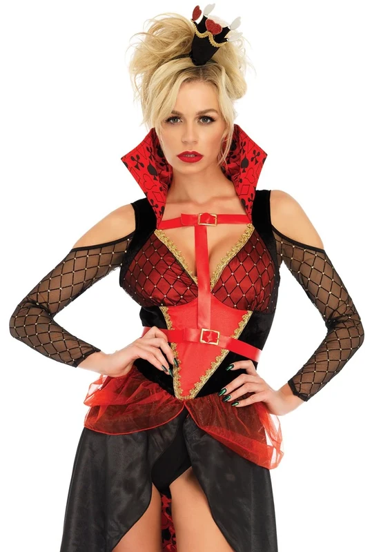 Leg Avenue Rebel Red Queen Women's Costumes, Small - Image 1