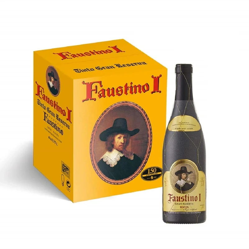 Faustino I Gran Reserva Case 6x75cl, 14% ABV | Vintage Red Wine | Rioja, Spain |