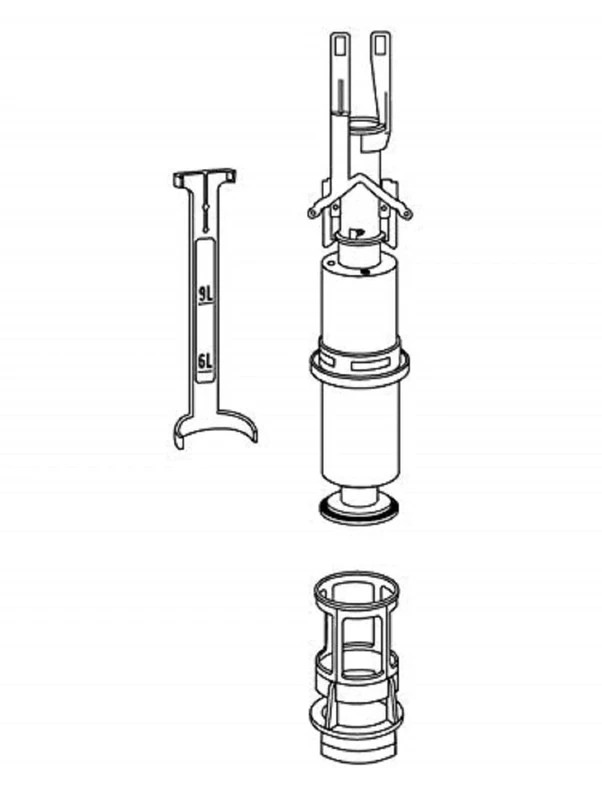 MEPA 590738 Drain Valve Set UPSK SCA12-E11-E21-E31, Multicoloured