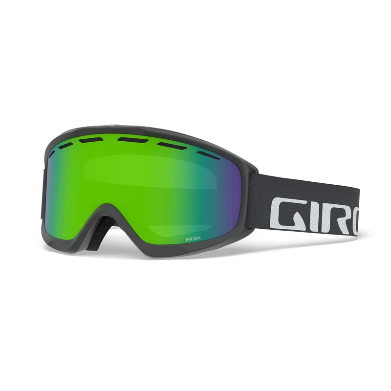 Giro Girrj Index Otg Snow Goggles - Titanium Wordmark - Loden Green Lens, Medium F