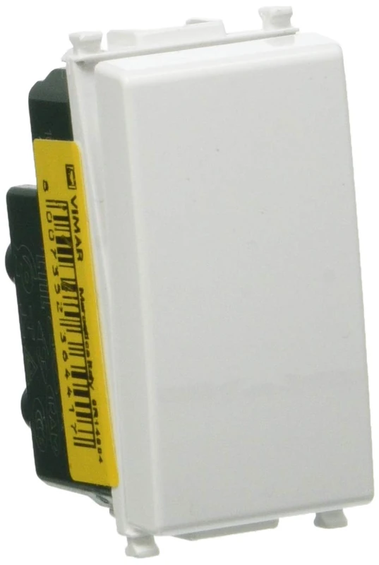 VIMAR 0R14004 Plana Deviatore elettrico illuminabile 1P 10AX Bianco Electric illuminable Diverter White, One Piece