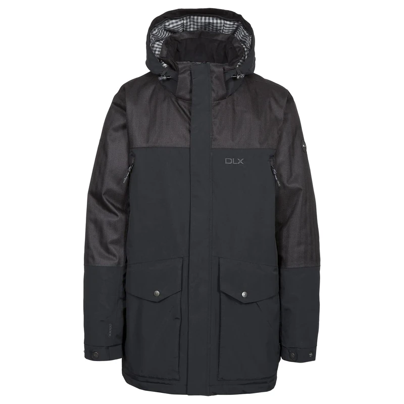 Trespass DLX Mens Waterproof Jacket with Hood Taped Seams