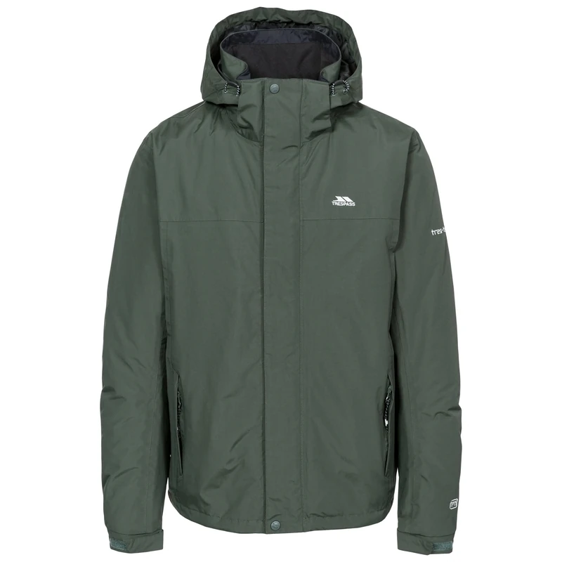 Trespass Mens Waterproof Jacket with Hood Taped Seams XXS -XXXL Donelly