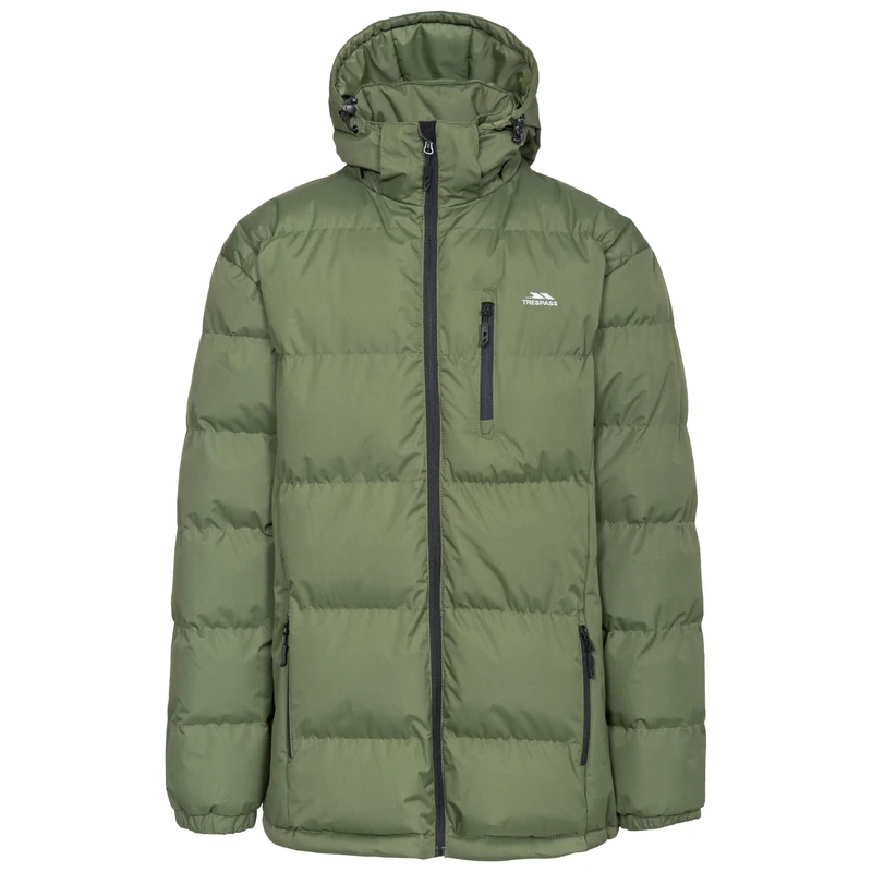 Trespass Mens Padded Jacket Casual Winter Coat Clip - Image 1