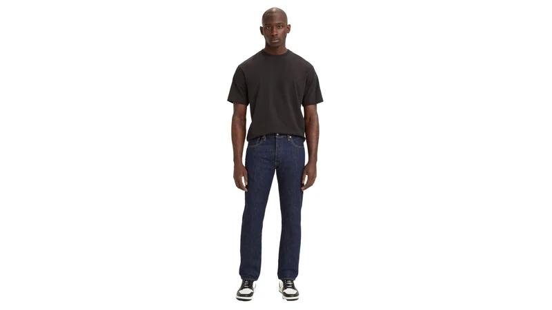 Levi's 501 Original Fit Men's Jeans - Rinse, 34W x 30L - Image 1