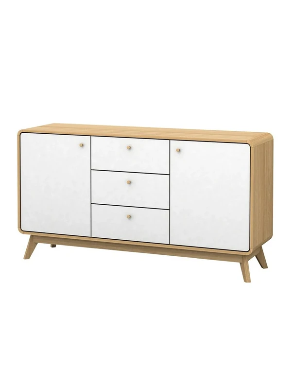 Dorel Home LOFT24 Cassie Sideboard OakWhite 2BX