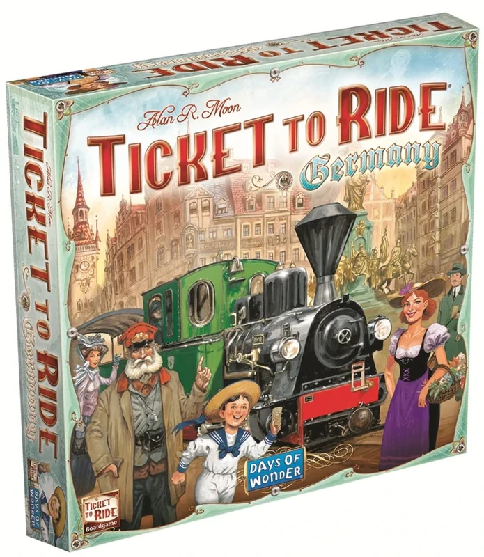 Days of Wonder | Ticket To Ride Germany Board Game | Ages 8+ | For 2 To 5 Players | Average Playtime 30-60 Minutes