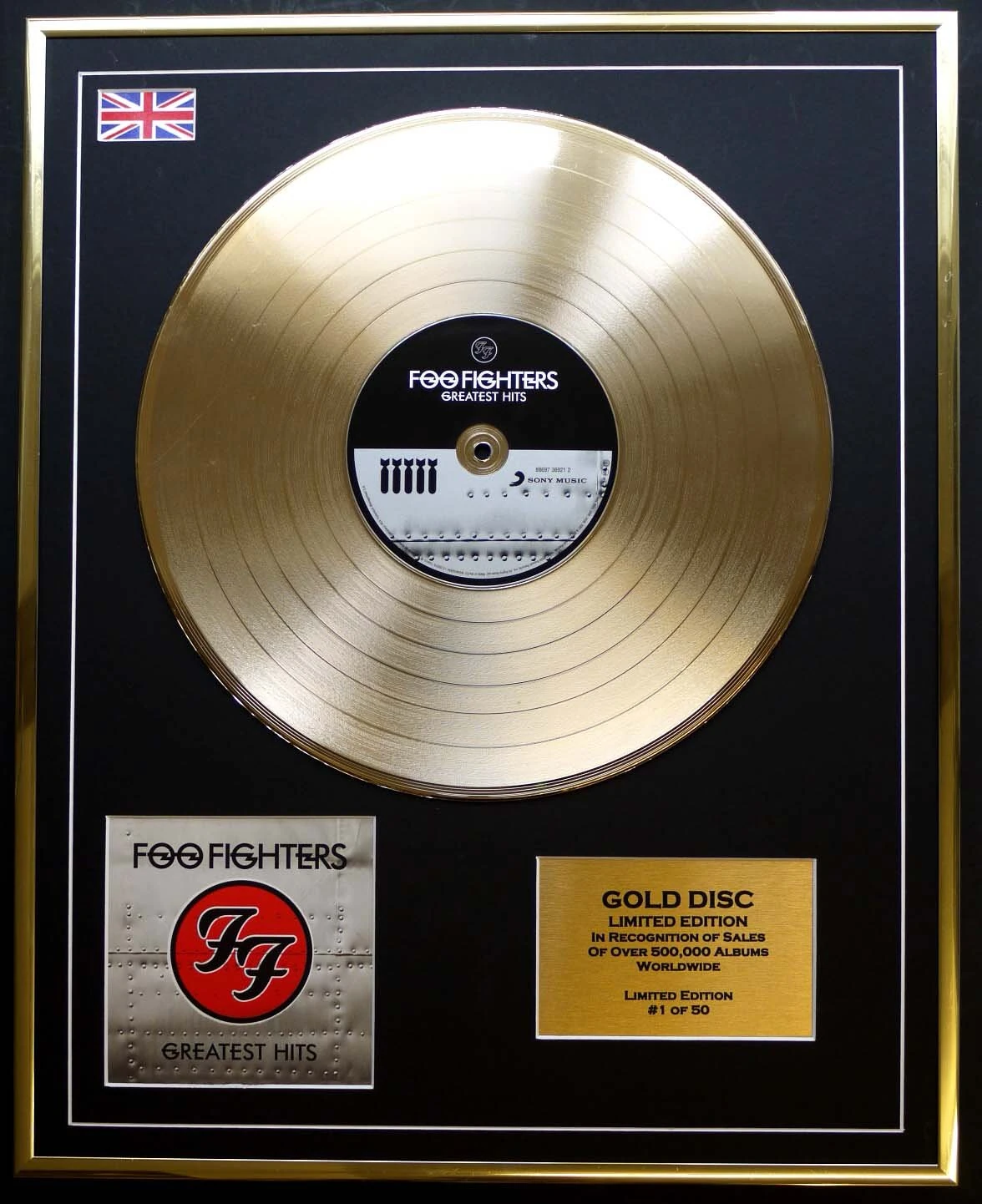 FOO FIGHTERS/Cd Gold Disc Record Limited Edition/GREATEST HITS