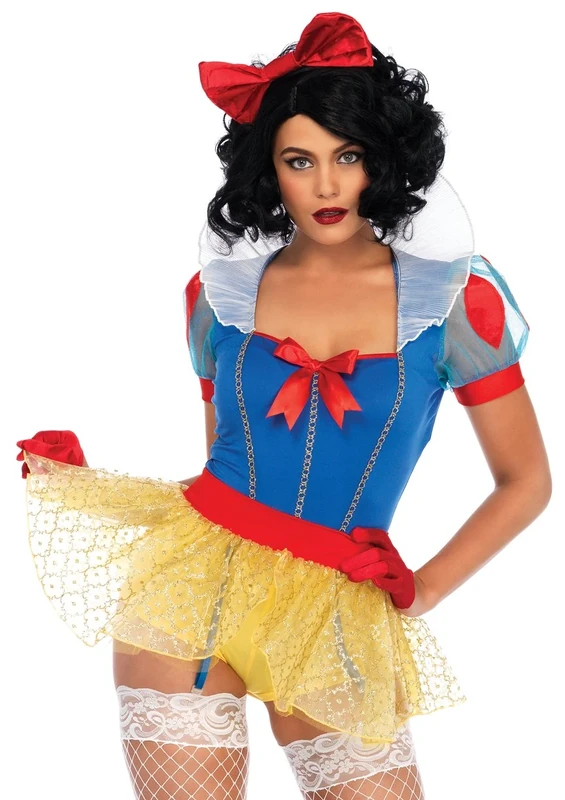 Leg Avenue 8670102101 Sexy Miss Snow Adult Costumes, Multicolor, Medium 10-12 - Image 1