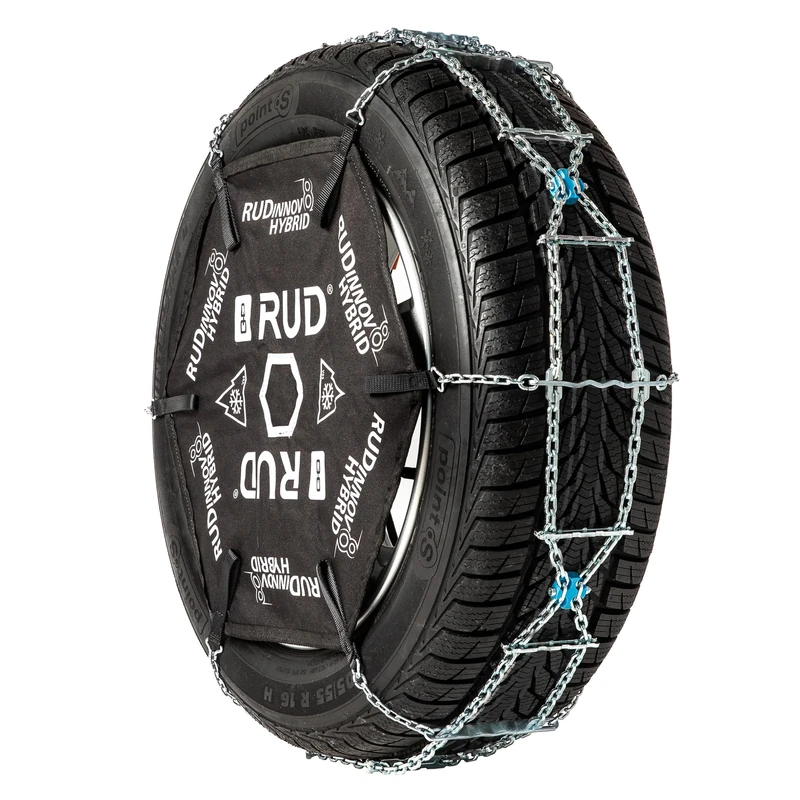 RUD 4718372 Snow Chains Hybrid Innov8 Intuit Ivmo Parts, Set of 2, H108