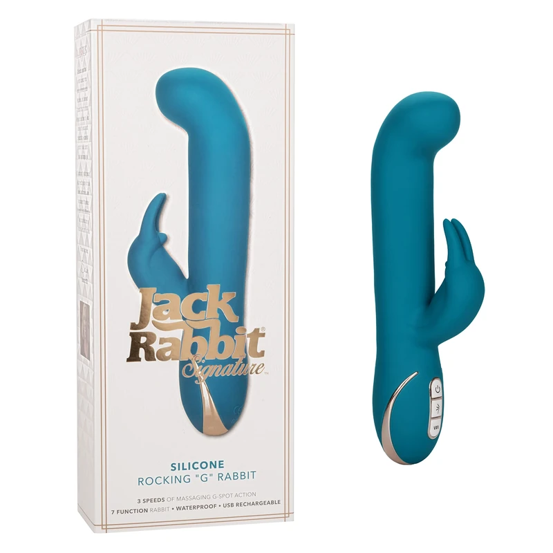 JACK RABBIT Signature Silicone Rocking G Vibe in Teal