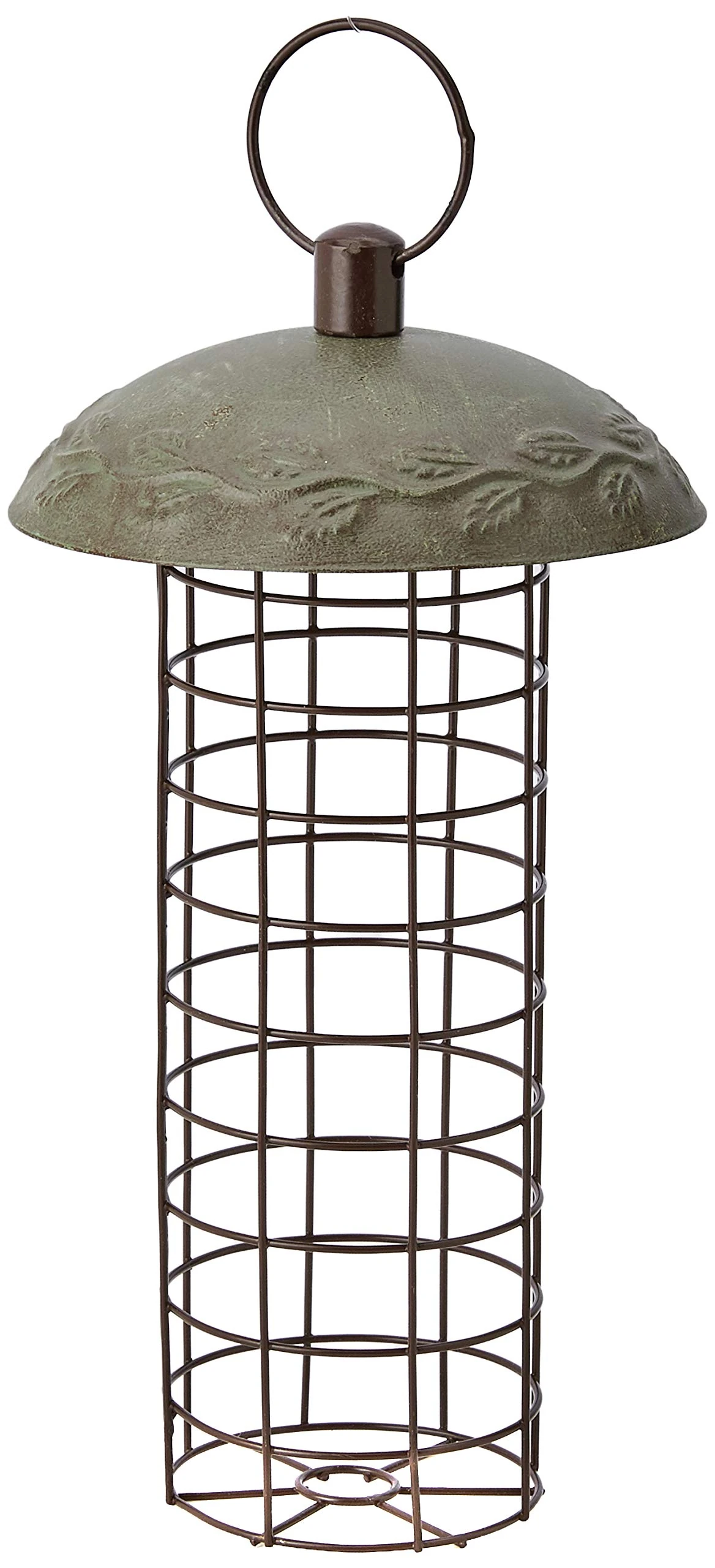 Peckish 60051221 Secret Garden Energy Suet Fat Ball Bird Feeder, 14 x 14 x 25 cm, Metallic