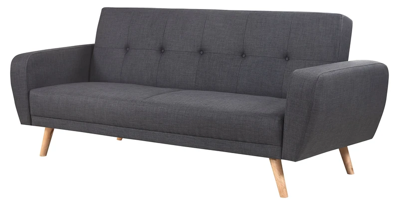 Birlea Furniture Farrow Large Sofa Bed Sofabed, Fabric, Grey