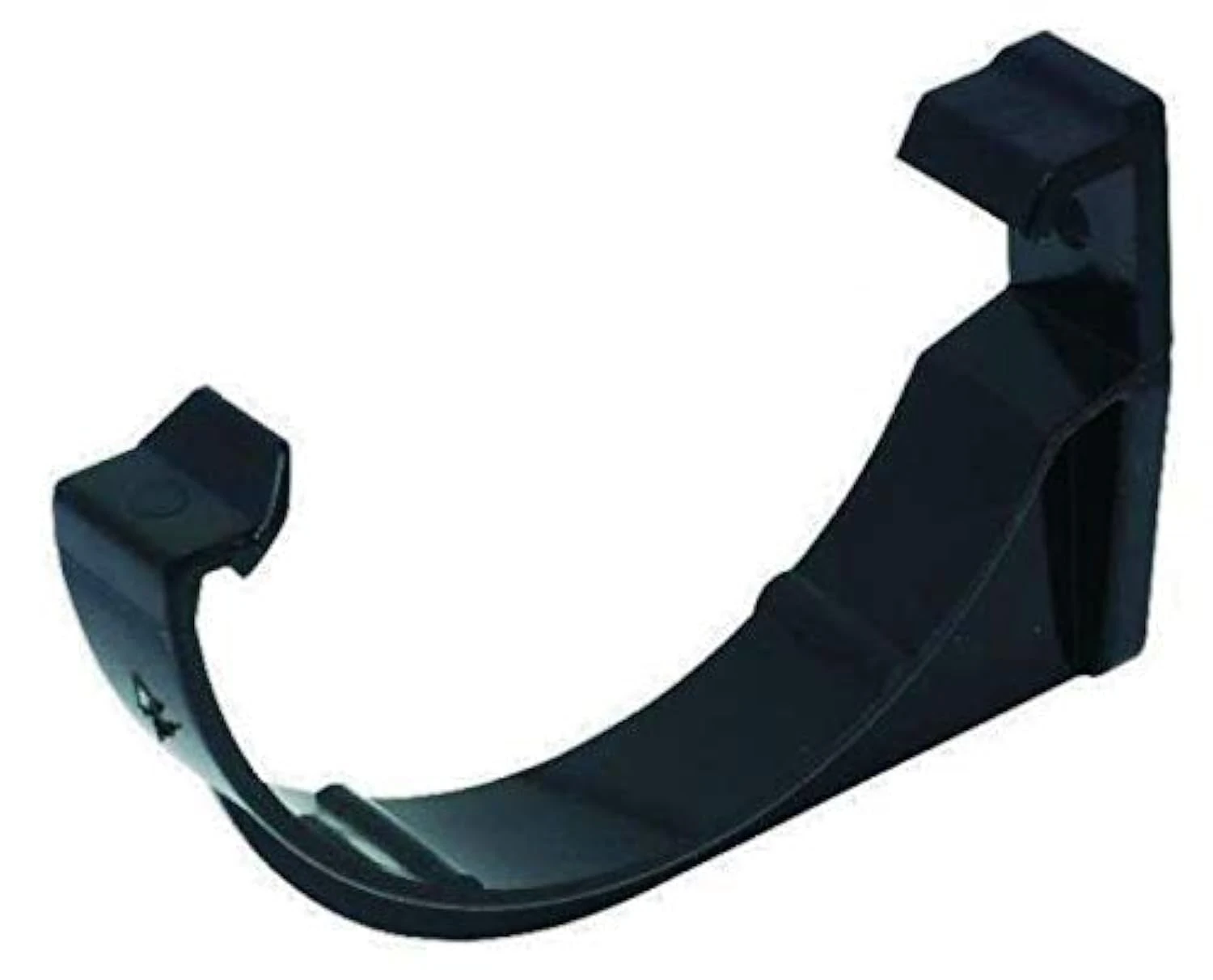 FLOPLAST 112mm Half Round Fascia Gutter Bracket - Black - Bag of 5