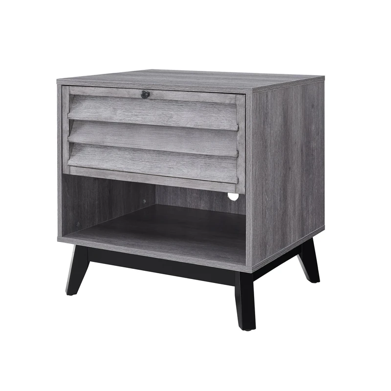 Ameriwood Vaughn Accent Table Walnut Look