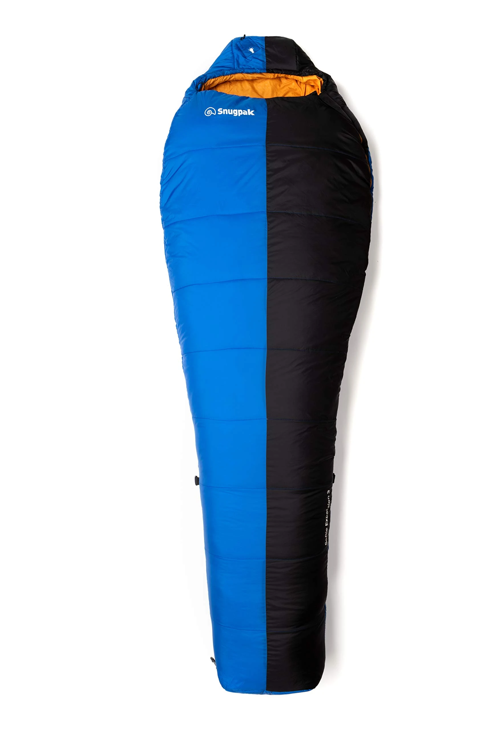 Snugpak | Softie Expansion 3 | Outdoor Sleeping Bag | Softie Insulation | Built-in Expanda Panel (Azure/Black, Left Side Zip)