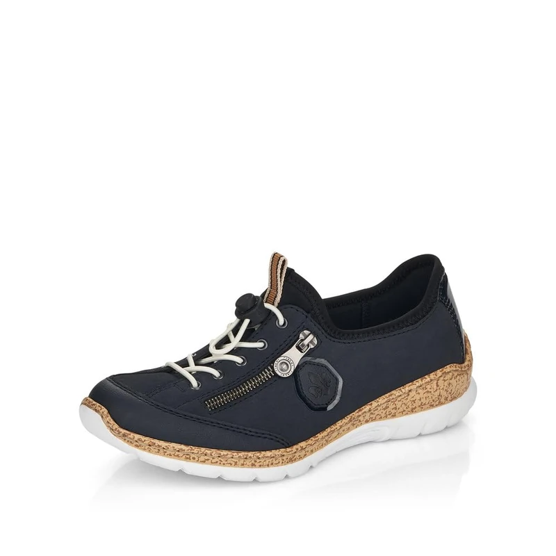 Rieker Riso Womens Lightweight Sports Shoes 6.5/40 Blue (Pazifik/Pazifik/Marine/Schwarz 14)