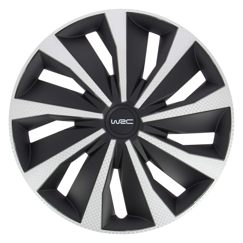 WRC 007498 4 Wheel Trims 15 Inch Carbon Rims Style
