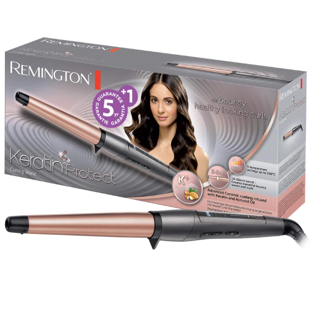 Remington CI83V6 Lockenstab Keratin Protect grey/rose gold