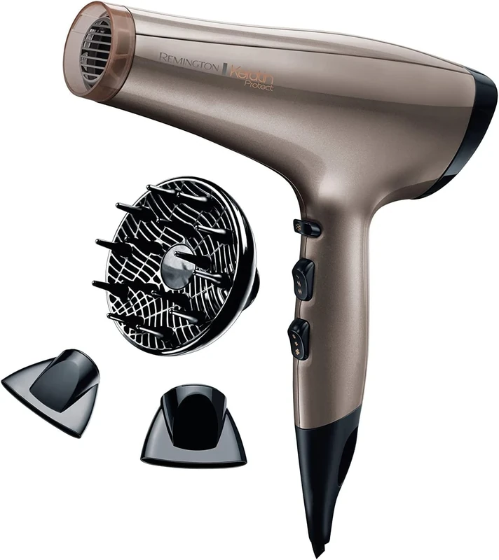 Remington Hair Dryer with 2200 W Power From Keratin Protect - Channel AC 8002, Pack of1