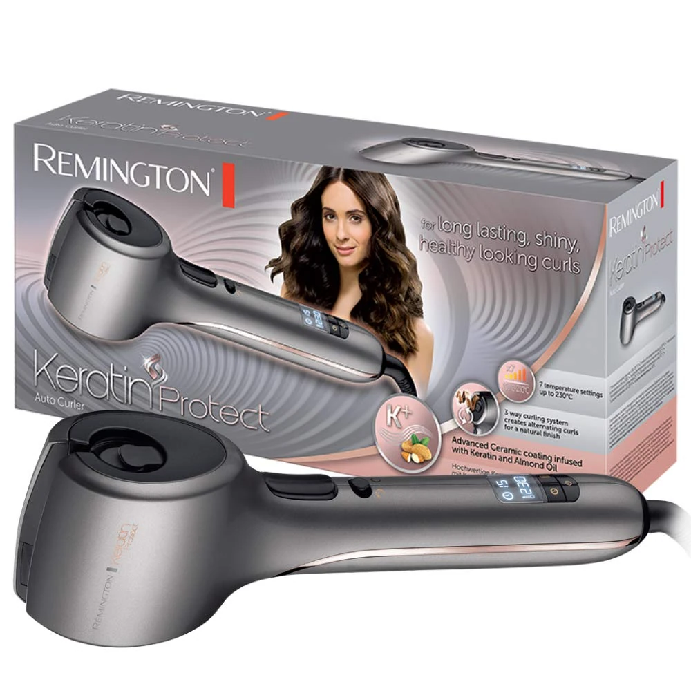 Remington CI8019 Keratin Protect Curling Iron, Worldwide Voltage