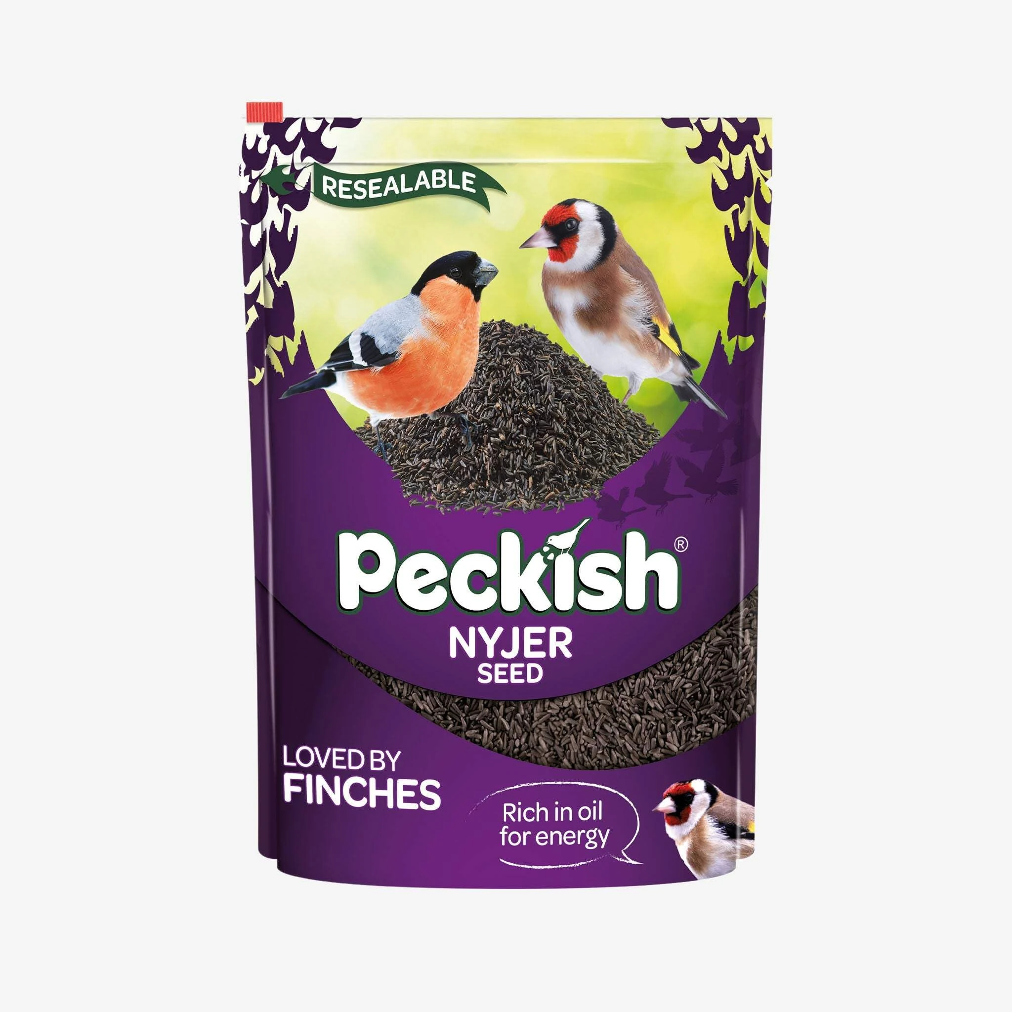 Peckish 60051274 Nyjer Bird Seed for Wild Birds, 850 g, Green