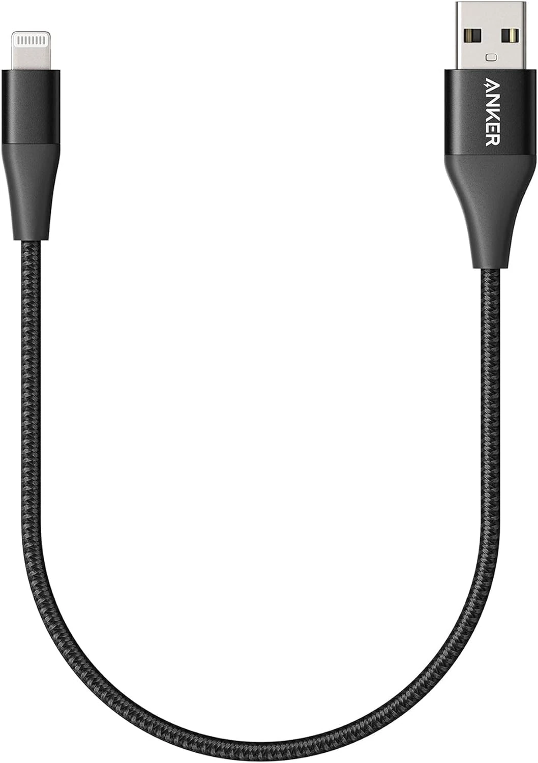 Anker PowerLine+ II Lightning Cable, MFi Certified for iPhone 14 Plus 14 14 Pro Max 13 13 Pro 12 11 X XS XR (Charger Not Included) (1 ft, Black)