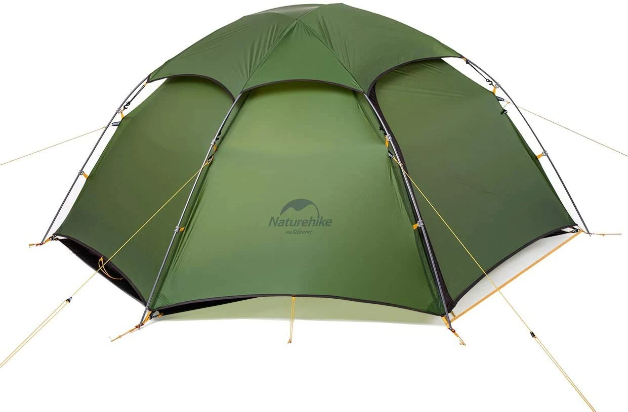 Naturehike Cloud Peak 4 Season Backpacking Tent for 2-3 Person Hiking Camping Outdoor (Forest Green 20D)
