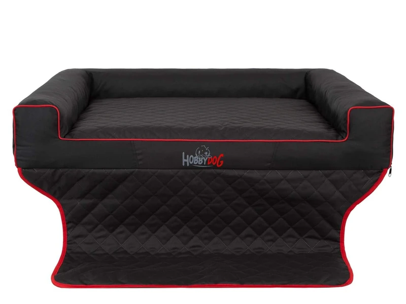 Hobbydog R3 Viki Dog Basket/Bed/Sofa Suitable for Trunks, 110 x 90 cm, Black