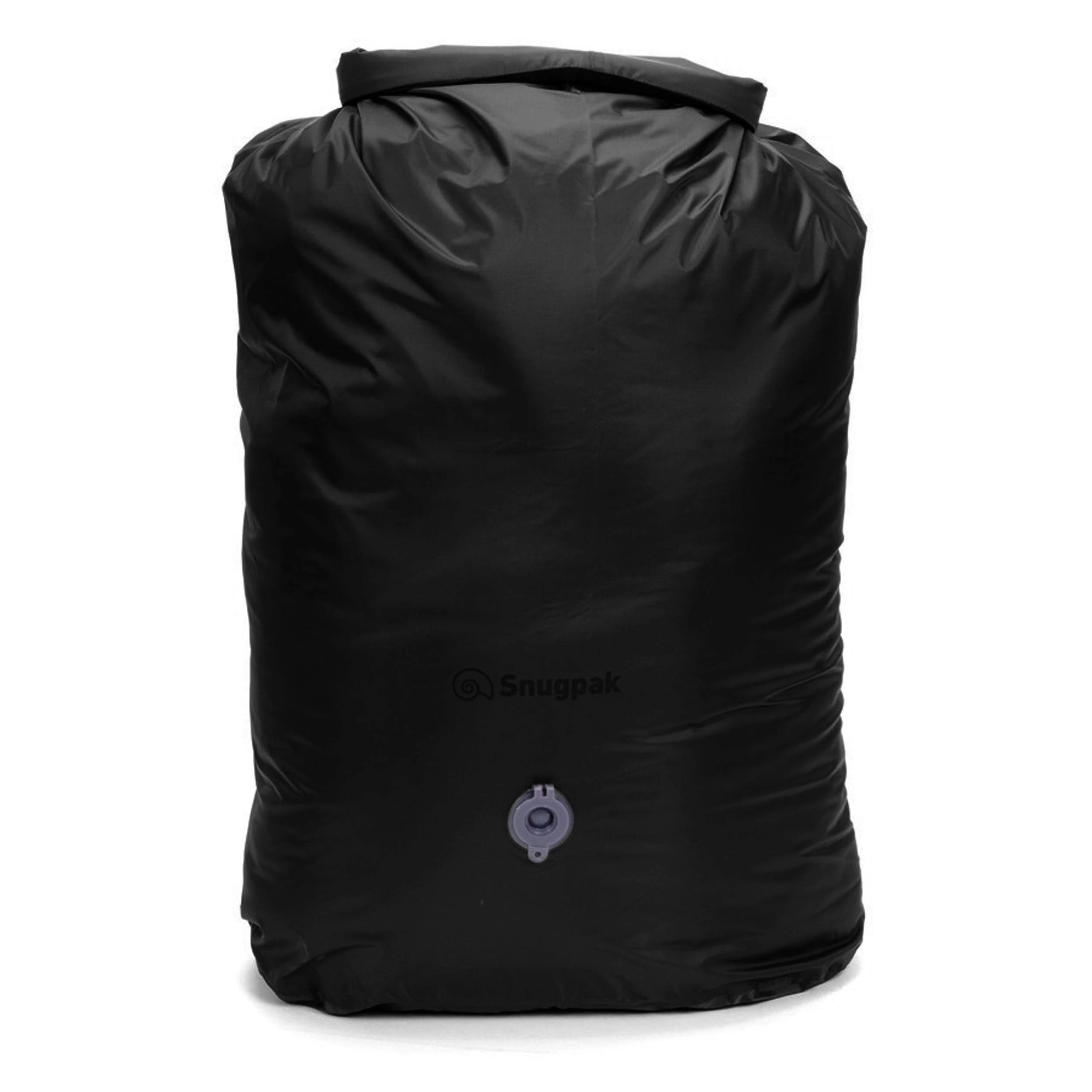 Snugpak | Dri-Sak With Aire Valve | Waterproof compression dri-sak to keep your equipment clean & dry (40L, Black)