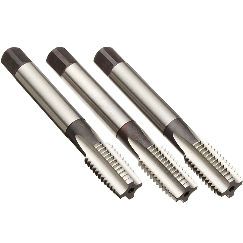Dormer E5361/4NO6 Series E536 HSS BSF Straight Flute Hand Tap, Bright Finish, 1/4"-26 x 66mm, No.6
