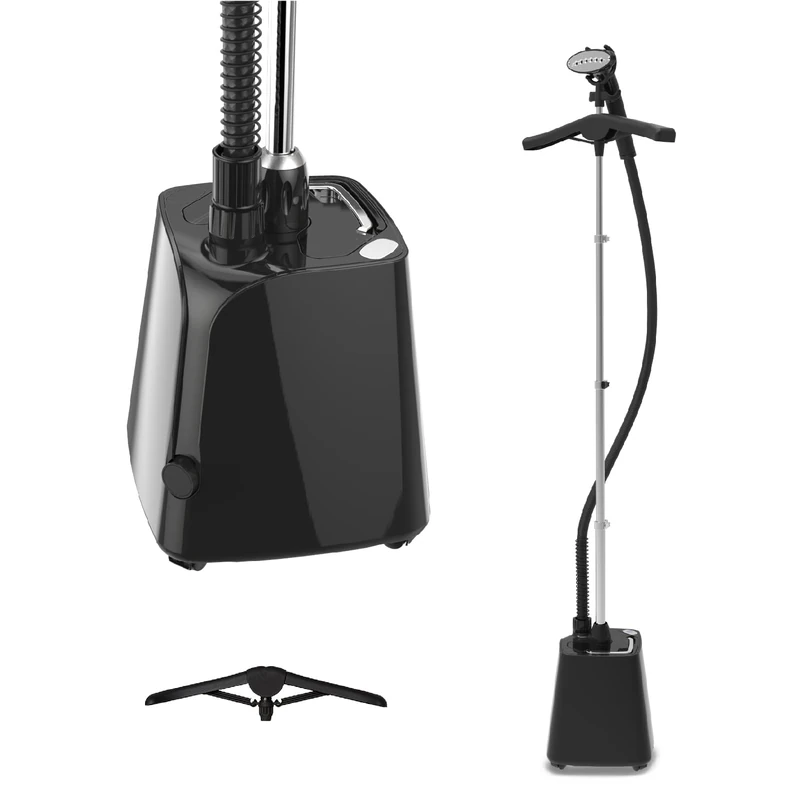 SteamOne - Vertical Steamer & Steamer Travel with 1800 W - 1.8 L Water Tank - Easy to Move with 4 Drive Wheels - 60s Heating Time - Anti-limescale Valve - Triple Heat Protection Hose - H18B