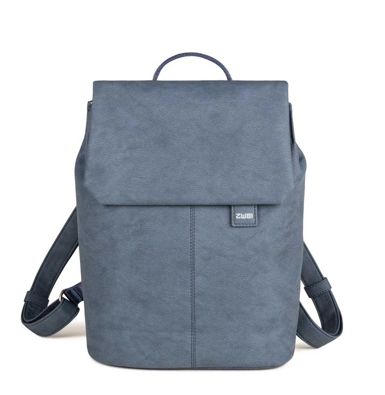 Zwei MADEMOISELLE.M Rucksack MR13 nubuk-blue, UNISEX ADULTS Backpack, nubuk-blue, TALLA ÚNICA -