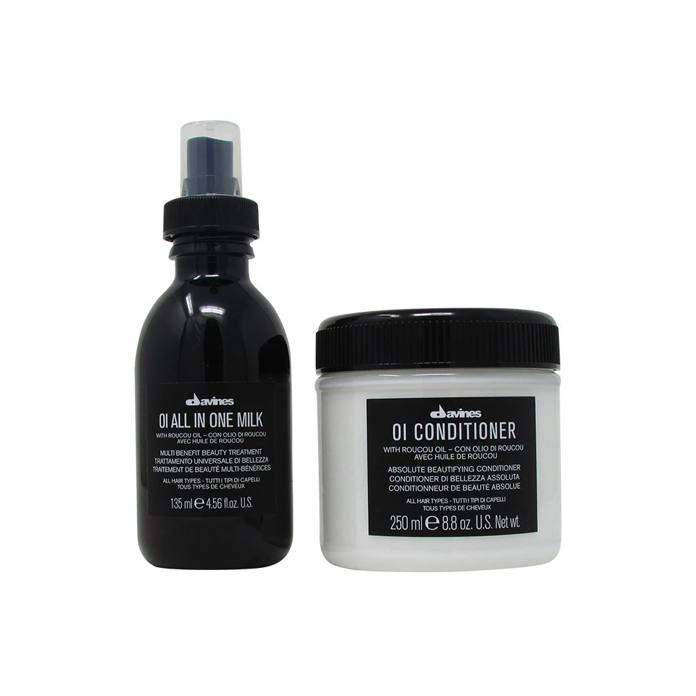 Bundle - 2 Items : Davines OI/ALL IN ONE MILK & Davines Essential Haircare OiI Conditioner - Absolute Beautifying Conditioner 250ml